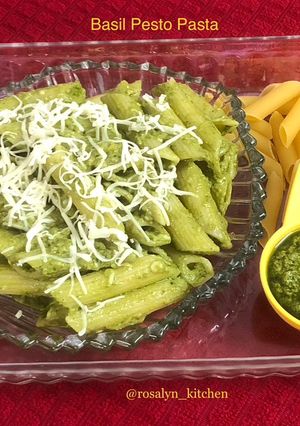 A picture of Basil Pesto Pasta.
