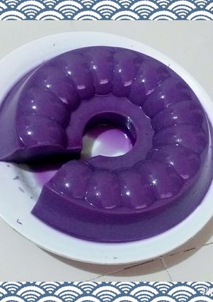 Foto resep Puding Ubi Ungu Sederhana