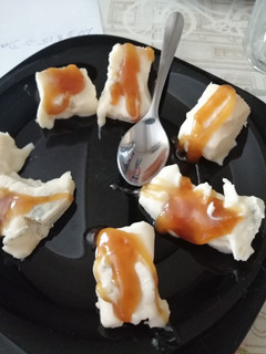 Una foto de Queso gorgonzola con miel