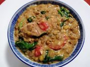 A picture of asian chicken stew