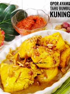 Foto resep Opor Ayam & Tahu Bumbu Kuning