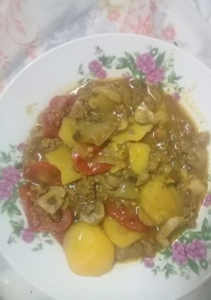 عکسی از دستور تاس کباب