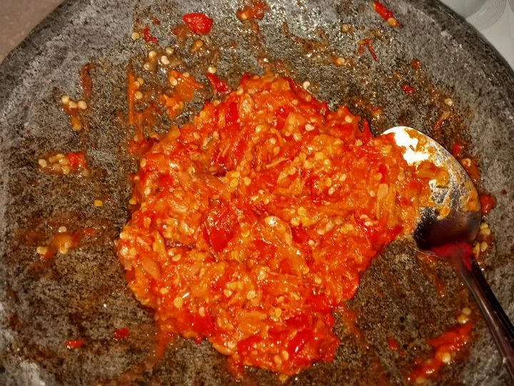 Langkah Mudah untuk Menyiapkan Resep Sambal terasi goreng enak simple yang  Bikin Ketagihan Anti Ribet, Lezat Sekali
