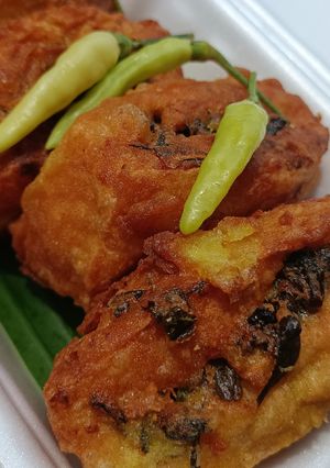 Foto resep Tahu isi mercon daun singkong