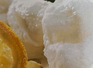 Zdjęcie przepisu Sorbet cytrynowy (Książka Thermomix).