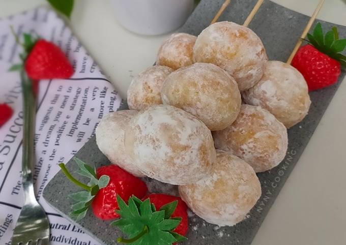 Wajib coba! Resep  bikin Donat Sate Kentang (Tanpa Ulen) yang enak