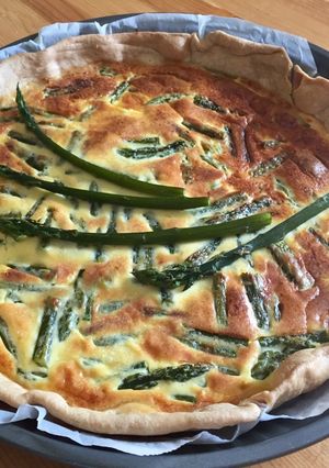 Une photo de Tarte aux asperges