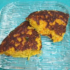 A picture of Paushtik (Healthy) Handvo.