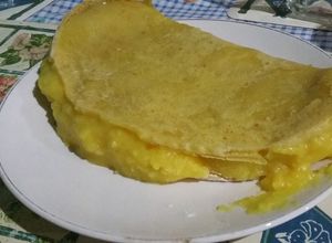 Una foto de Omelette vegan!