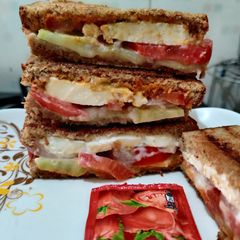 A picture of Vegetable Sandwich.