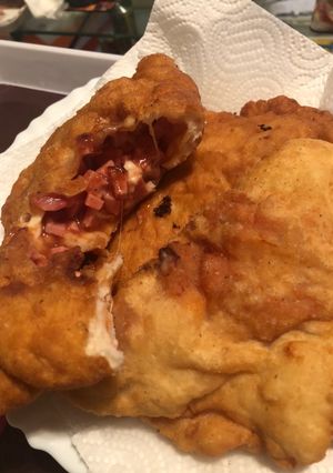 Panzerotti (töltött lángos) recept fotója