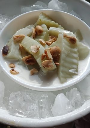 Hình của món Sương sa vị matcha.
