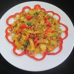 A picture of Bread and Egg Burji.