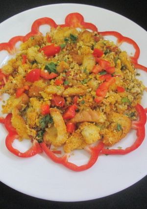 A picture of Bread and Egg Burji.