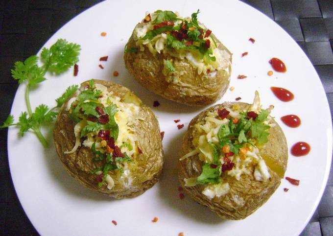 Stuffed Baked Jacket Potatoes