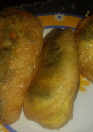 Una foto de Chiles rellenos riquísimos
