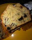 Budín de banana con yogurt y chispas de chocolate 🍫