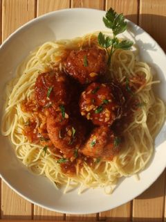 Foto resep Spaghetti Meatballs ala rumah