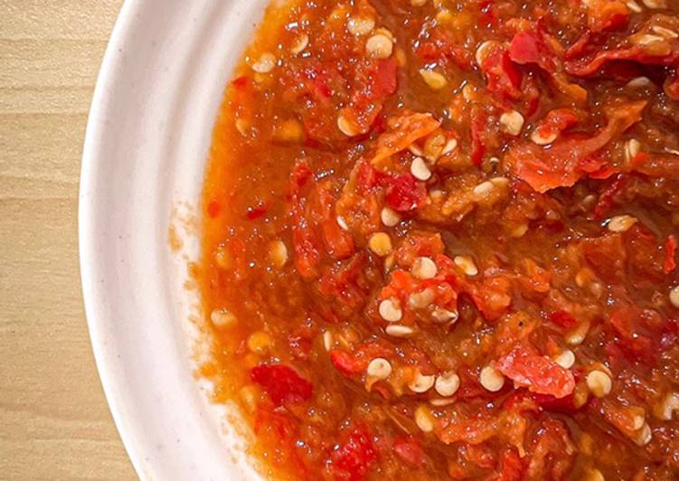 Resep Mudah Sambal Tempong ala Bali Enak Sederhana