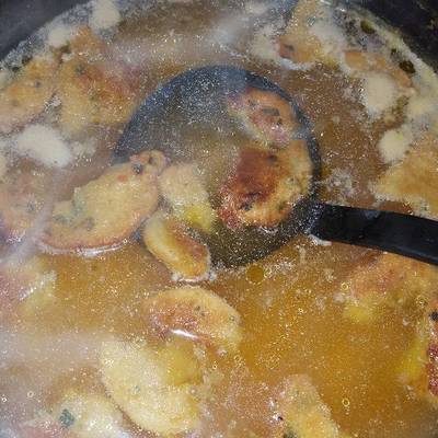 Sopa frita Receta de Miryam “Miryamrugo” - Cookpad
