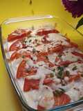 Chicken Zucchini Bake with Cheese and Tomatoes (Oven Recipe)