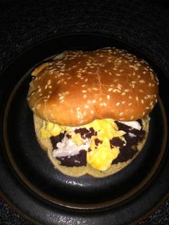 Una foto de Hamburguesa de frijol