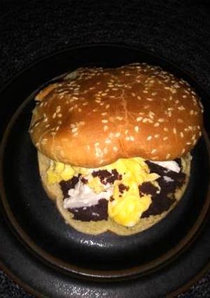 Una foto de Hamburguesa de frijol