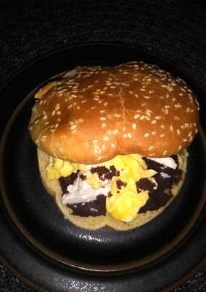 Una foto de Hamburguesa de frijol