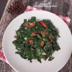 Tumis Daun Singkong Rebon-レシピのメイン写真