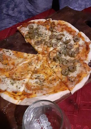 Una foto de Pizza casera