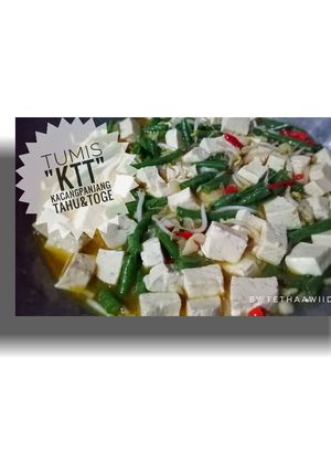 Foto resep Tumis "KTT" (Kacang panjang, Tahu dan Toge) #75