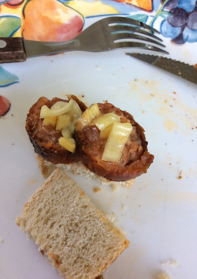 Una foto de Choripan diferente