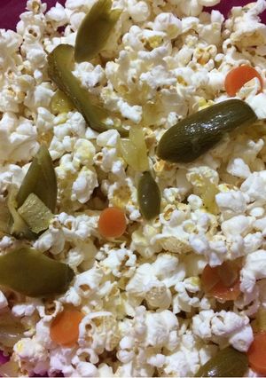 Una foto de Palomitas con chiles en escabeche