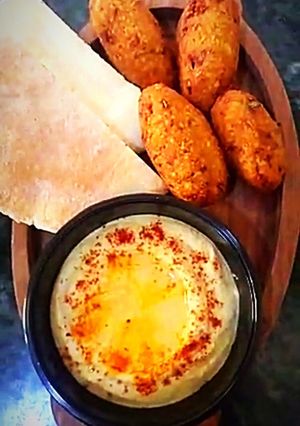 A picture of Kibbeh Lebanese Cusine.