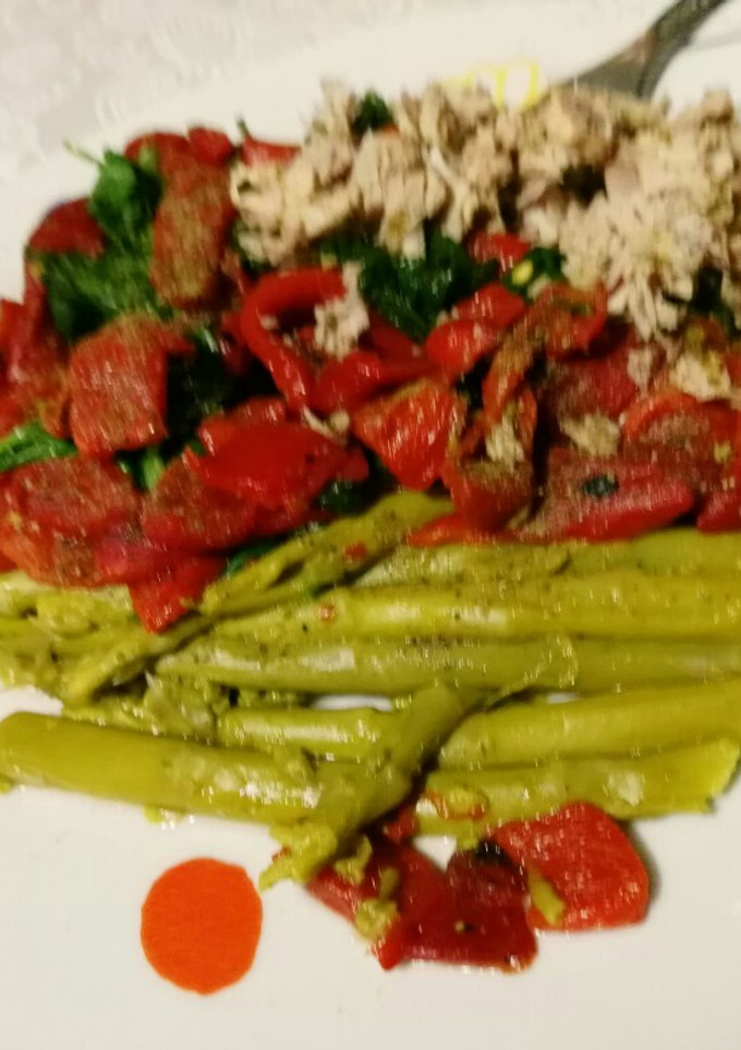 Una foto de Verduras expréss con atún
