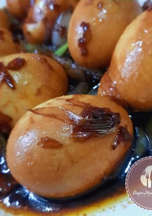 Foto resep Telur bulat saus mentega