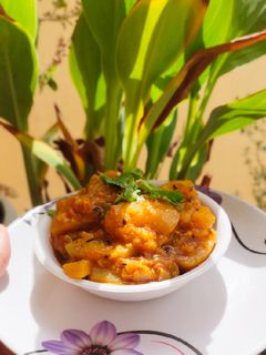 टिंडे आलू की मसालेदार सब्जी(tinda aloo ki masaledaar recipe in hindi) रेसिपी मुख्य फोटो