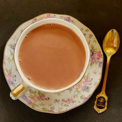 A picture of Kashmiri Pink Tea / Kashmiri Salt Tea.