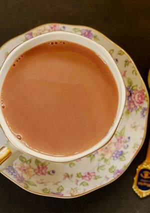 A picture of Kashmiri Pink Tea / Kashmiri Salt Tea.
