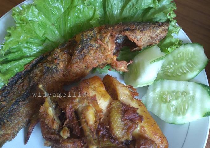 Resep PECEL LELE, AYAM / AYAM GORENG, LELE GORENG oleh Widya RM - Cookpad