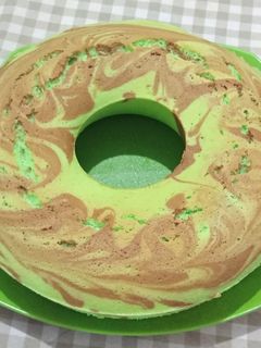 Foto resep Bolu putih telur pandan moka