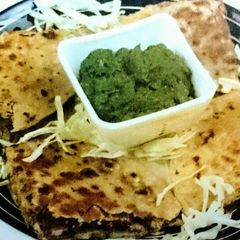 A picture of Double decker paratha.