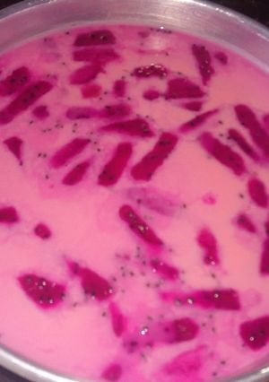 Gambar Agar agar buah Naga Rindu