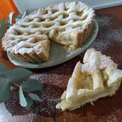Una foto de 🍏Tarta de manzana 🍎