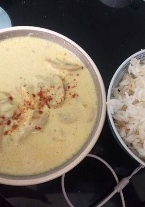 Una foto de Pollo massaman