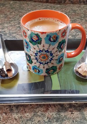 A picture of Cinnamon pepper tea.