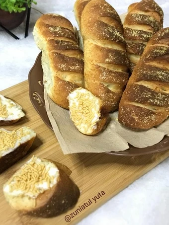 Langkah Gampang Membikin Resep Roti Myway - no telur no butter yang Lezat Sekali Anti Ribet, Mantap Sekali