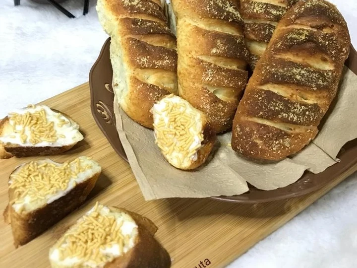 Langkah Mudah untuk Membikin Resep Roti Myway - no telur no butter yang Lezat Sekali Anti Ribet, Menggugah Selera
