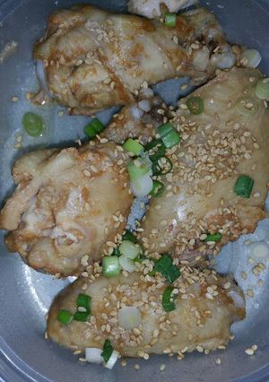 A picture of Foil-Pack Grilled Asian Chicken Wings.