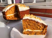 Una foto de carrot cake